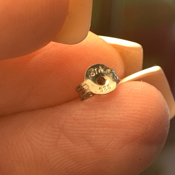 SS 925 CZ EARRINGS - Picture 4 of 5